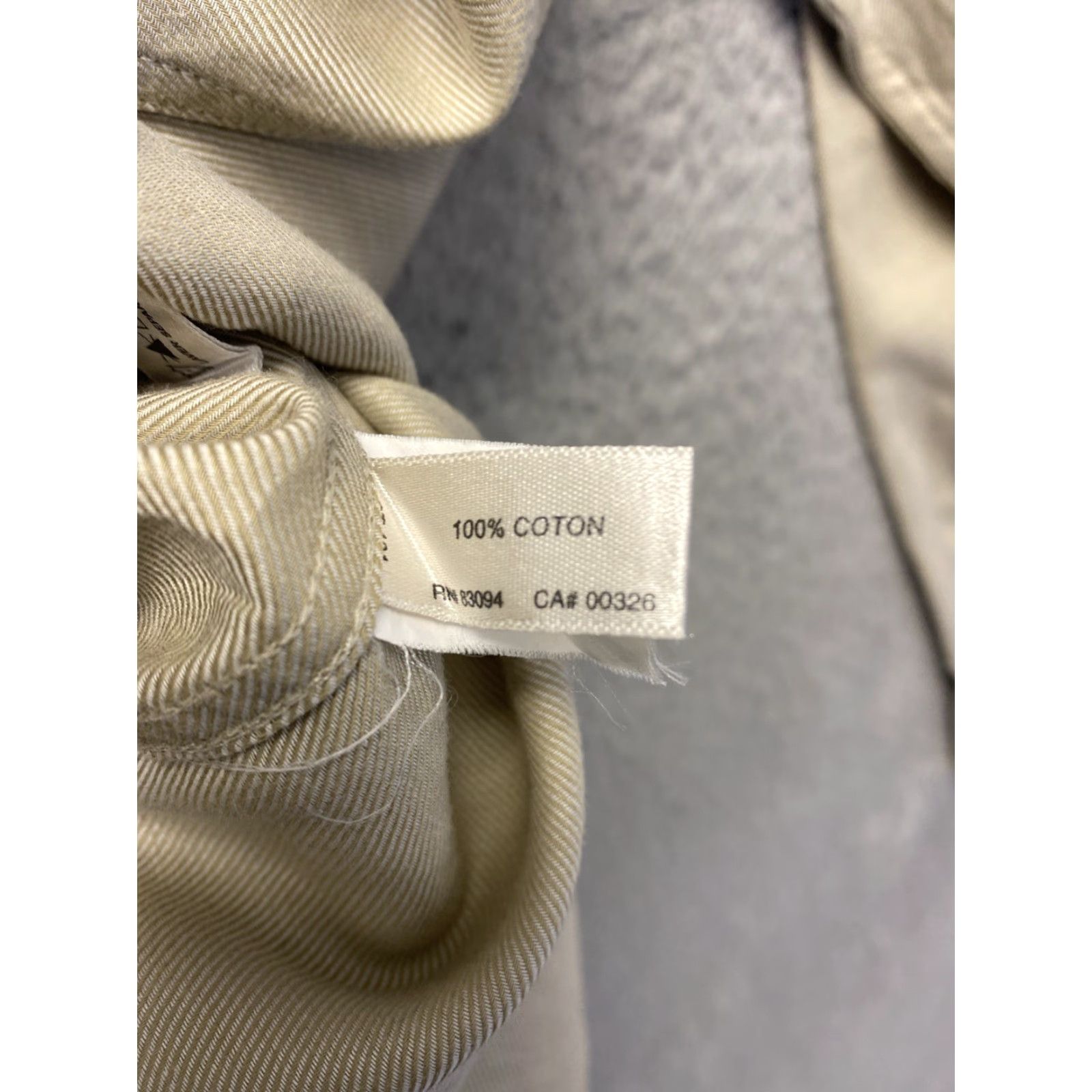 Cutter & Buck Cutter & Buck Men's Tan Long Sleeve Dress Shirt XL - Classic Fit, Button-Down, Wrinkle Resistant Size 46R - 8 Thumbnail