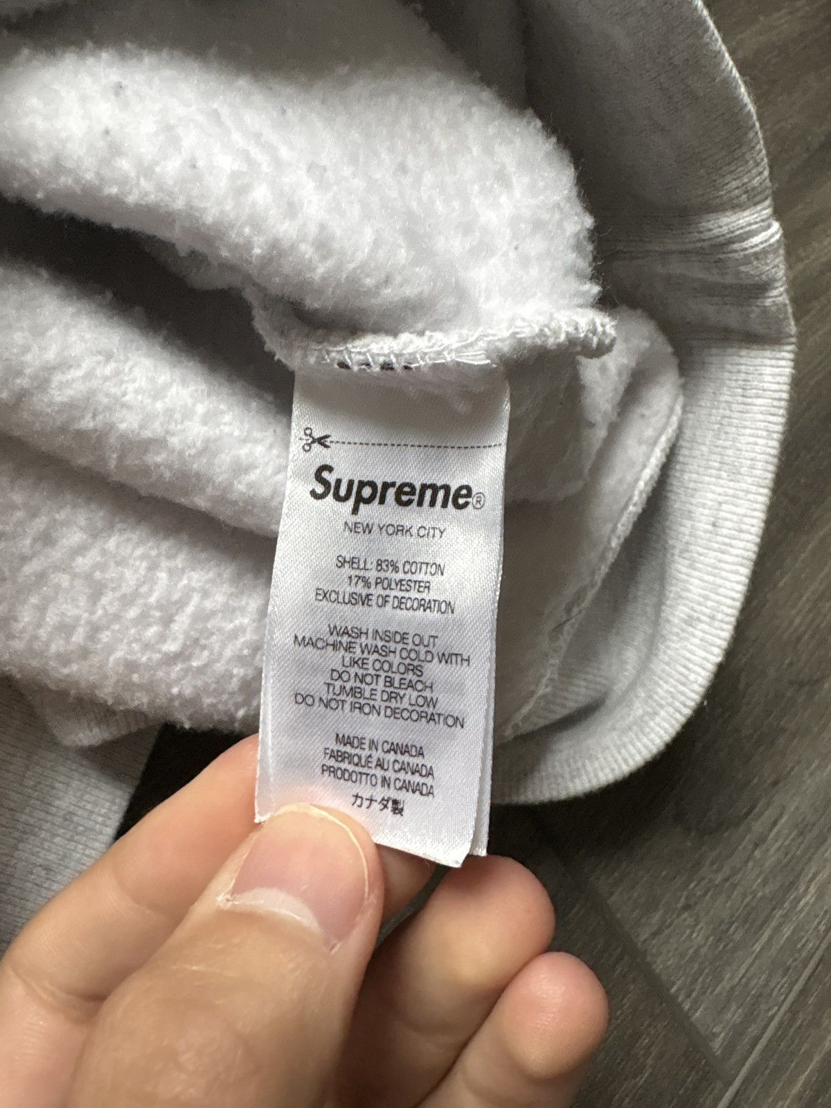 Supreme Supreme 2/3 Peter Street London Box Logo Hoodie FW17 - Gray Size US M / EU 48-50 / 2 - 5 Thumbnail