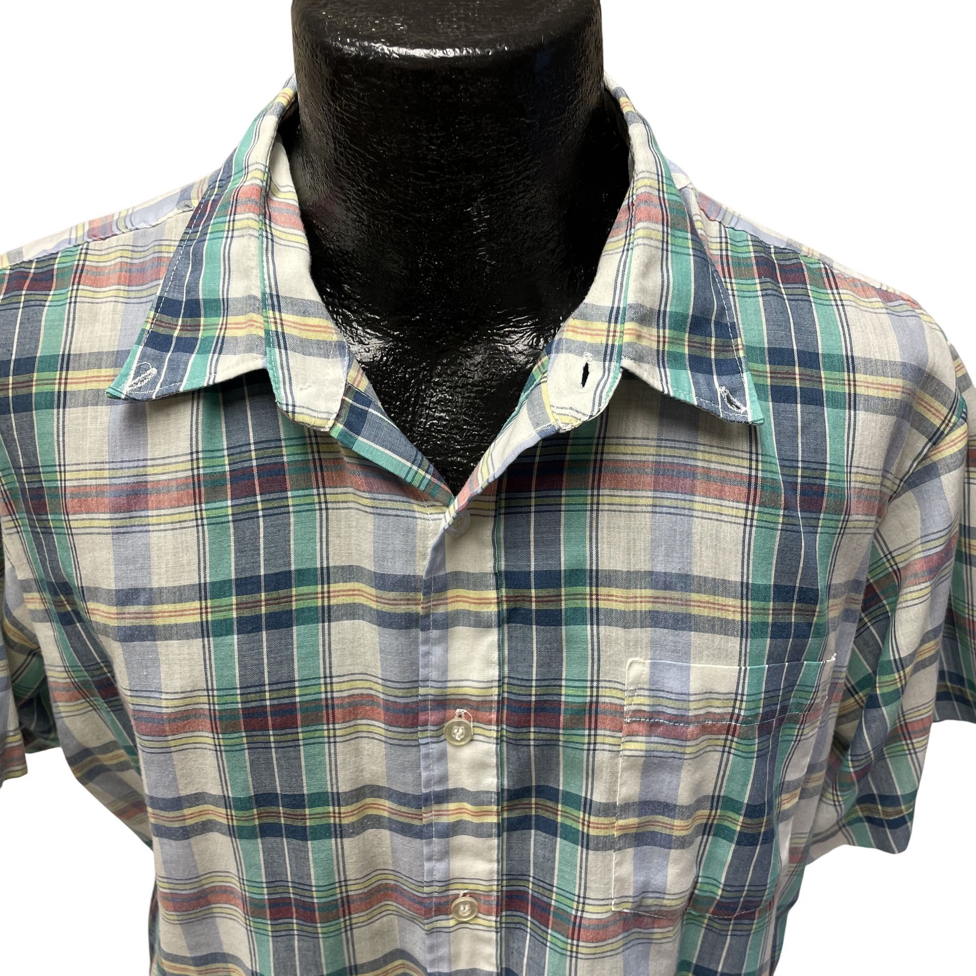 McGregor Vtg McGregor Contemporary Pastel Multicolor Madras Shirt Size US L / EU 52-54 / 3 - 4 Thumbnail
