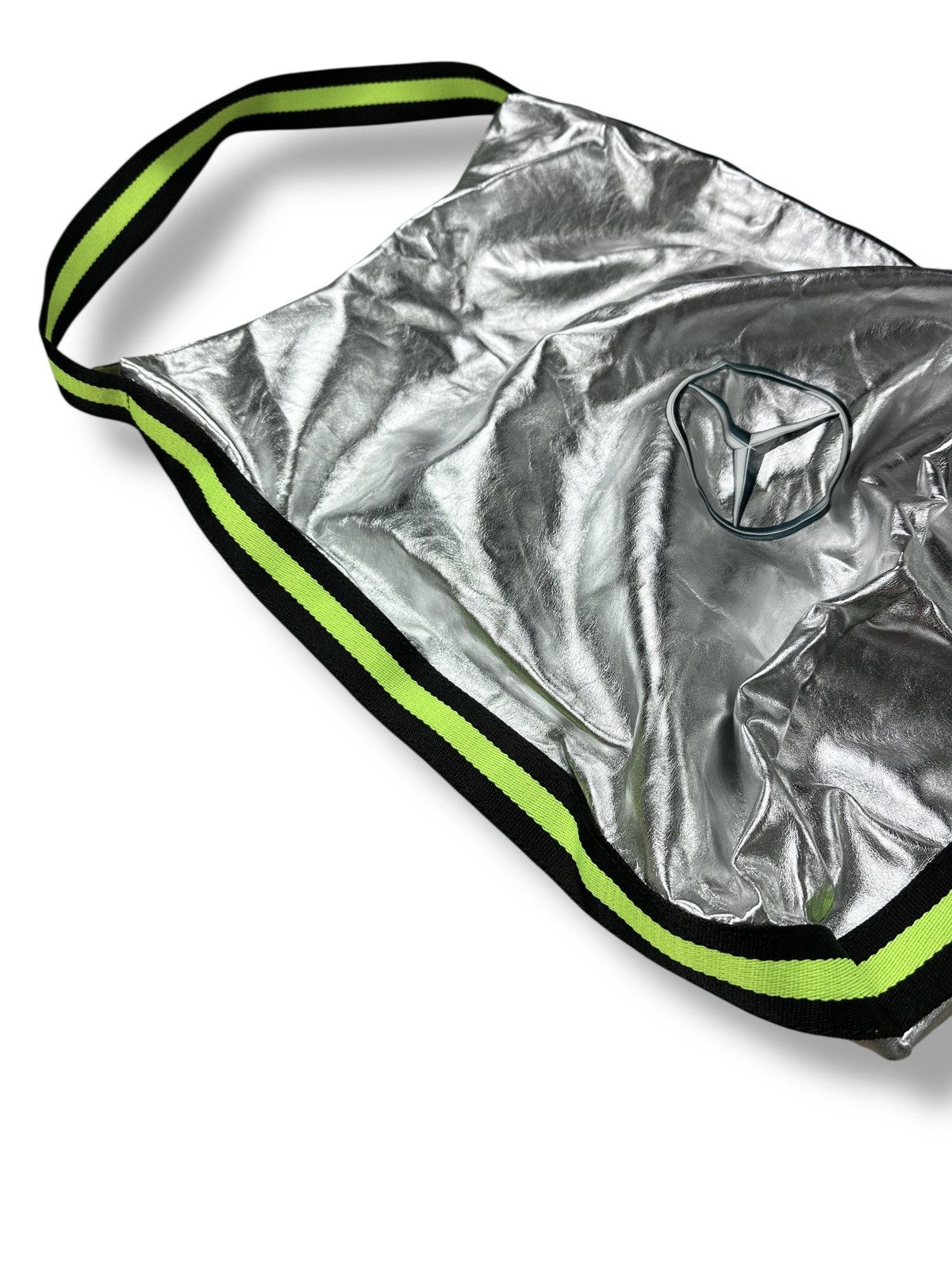 BREE BREE Mercedes Benz Silver Metallic Shopper Bag Size ONE SIZE - 5 Thumbnail
