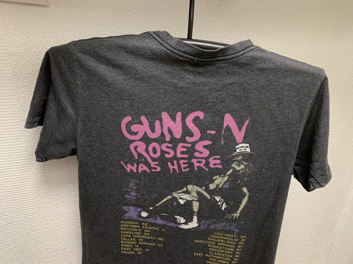 Band Tees Guns N Roses vintage 1987 t-shirt M-L was here band rock Size US M / EU 48-50 / 2 - 6 Thumbnail