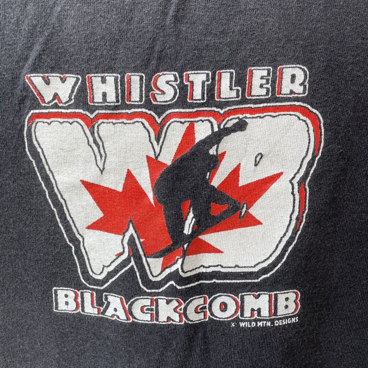 Welcome Skateboards 🔥Vintage 90s Whistler Black Comb Skateboard Tee Size US M / EU 48-50 / 2 - 5 Thumbnail