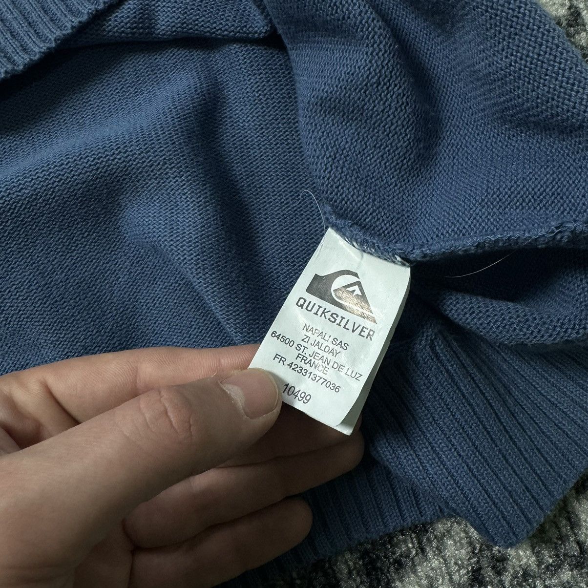 Quiksilver Vintage Y2K Quilsilver Knitted Sweater Local Addict Big Logo Size US XL / EU 56 / 4 - 11 Thumbnail