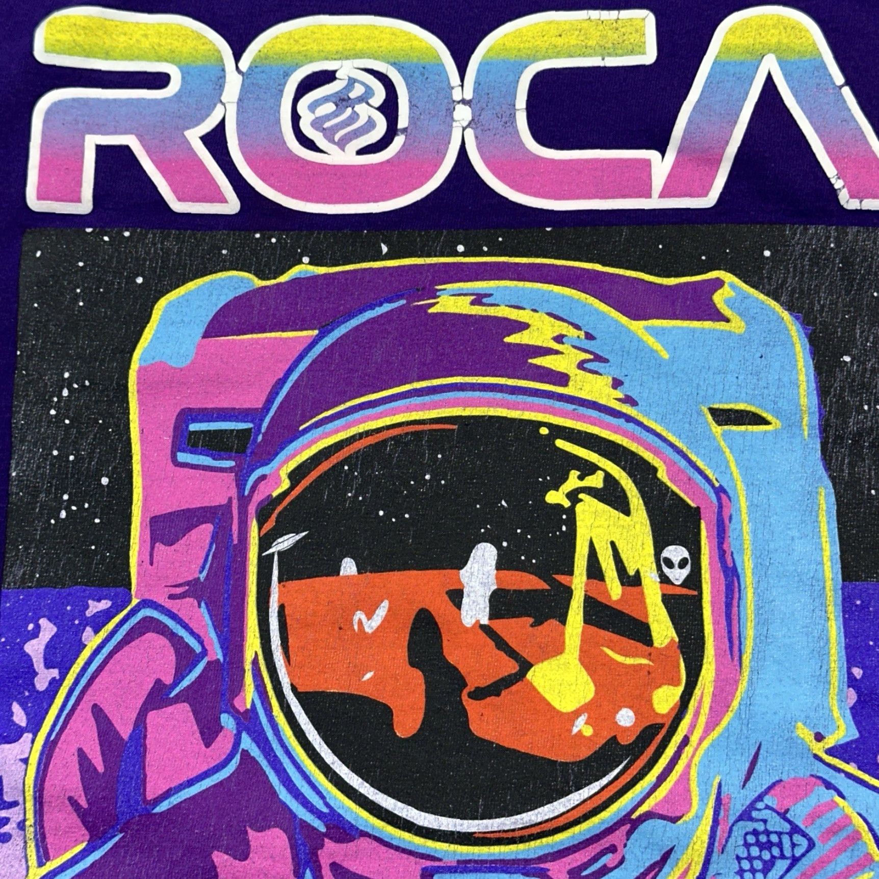 Rocawear Rocawear Shirt Mens Large Purple Spaceman Astronaut Graphic Hip Hop Skate Y2K Size US L / EU 52-54 / 3 - 2 Thumbnail
