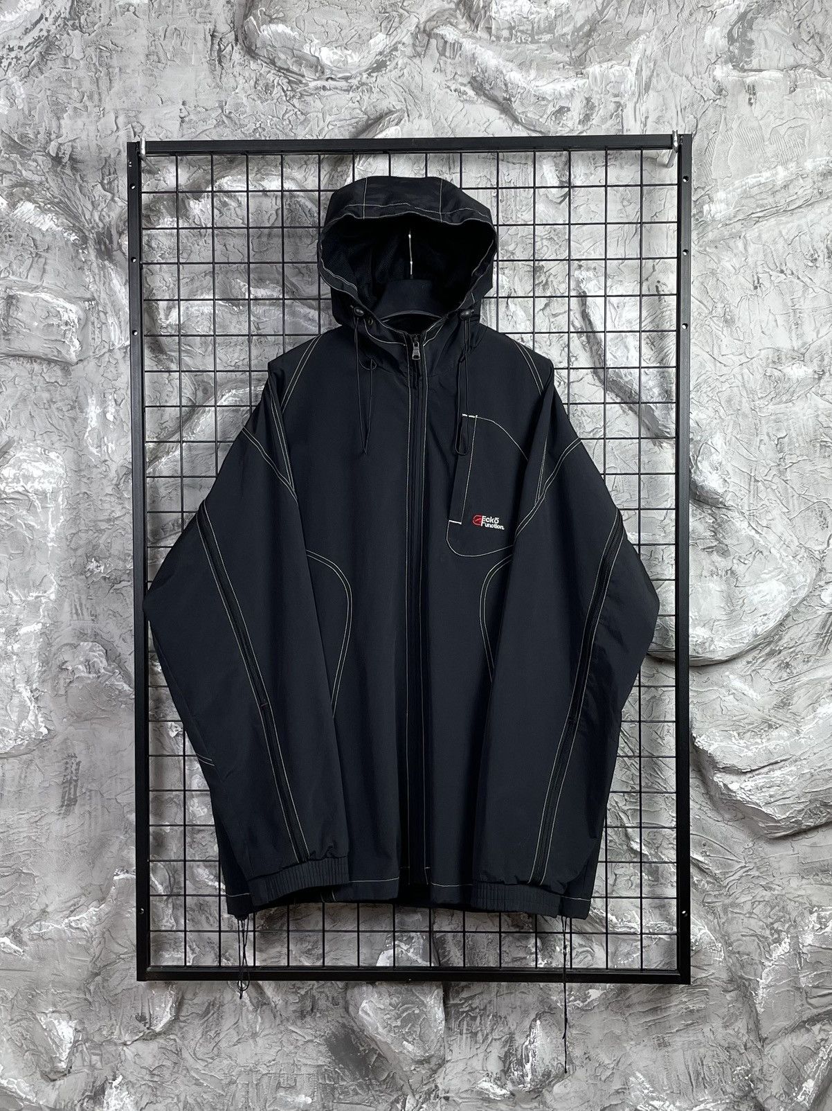 Ecko Unltd. Ecko Rare Vintage Y2K Big Logo Rap Jacket Multiple Zippers Size US XXL / EU 58 / 5 - 2 Thumbnail