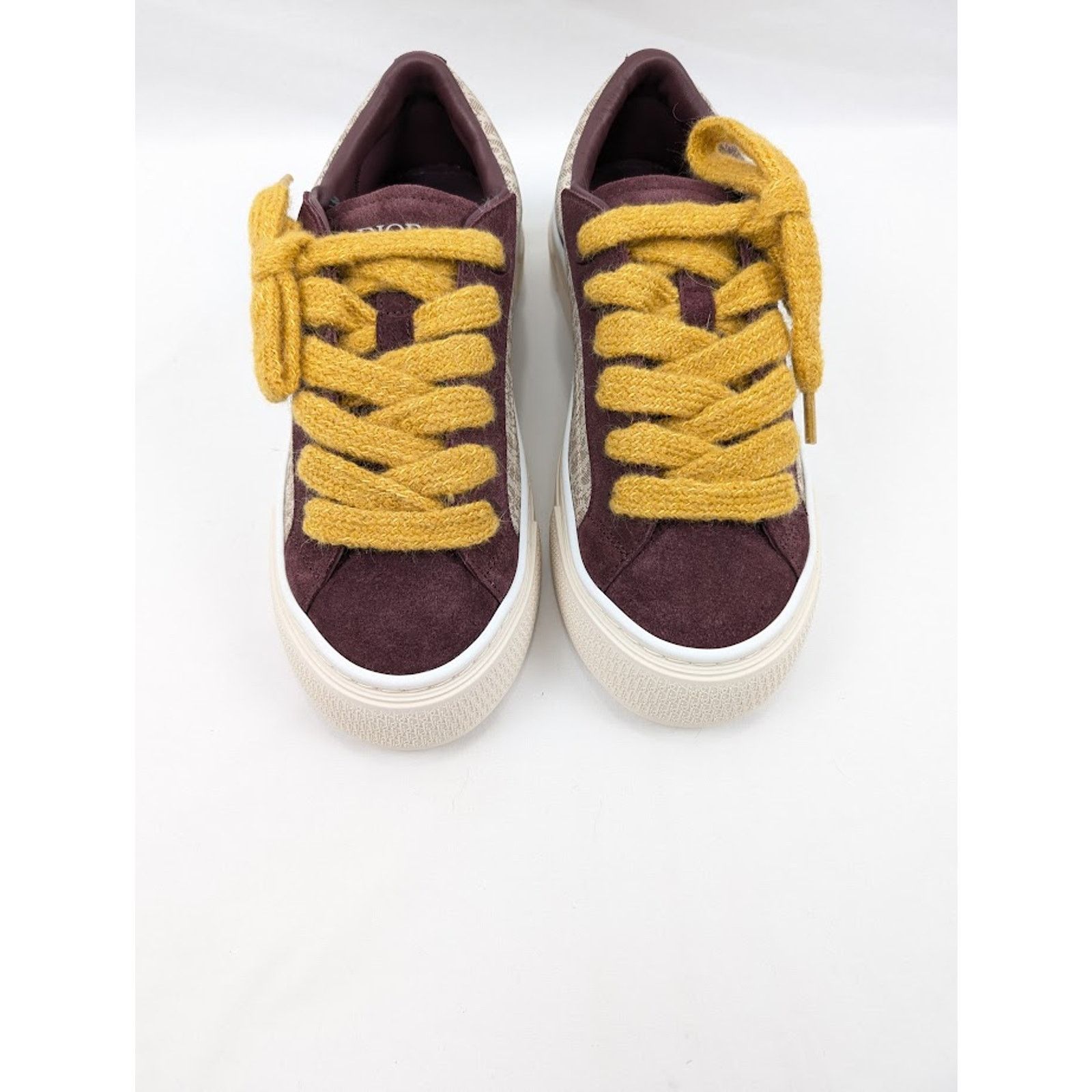 Dior o1rshd1 B33 Tennis Low-Top Sneakers in Violet/Beige Size US 8 / EU 41 - 13 Thumbnail