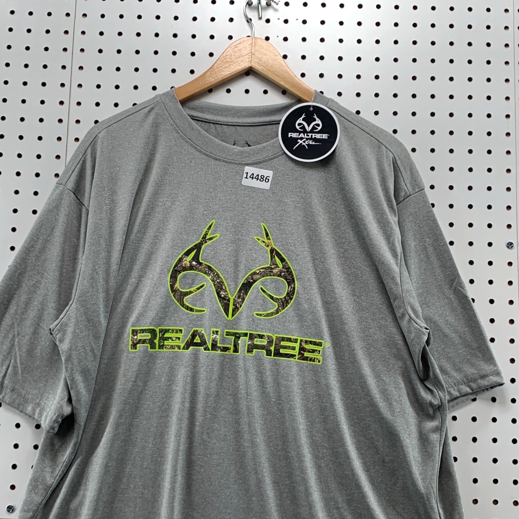 Realtree VINTAGE Realtree Camouflage T-Shirt Adult XL Gray Short Sleeve Logo Unisex Size US 36 / EU 52 - 3 Thumbnail