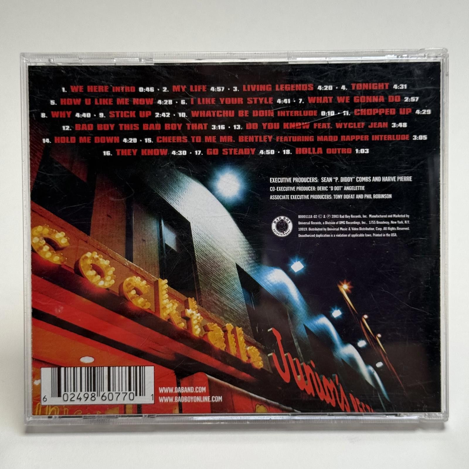 Designer Vtg Bad Boys Da Band Too Hot for TV Album 2003 CD Explicit Size ONE SIZE - 2 Thumbnail