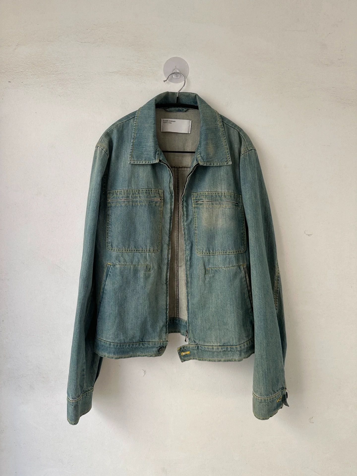 Hussein Chalayan Hussein Chalayan SS03 3 Zip Denim Jacket 48 Rare 3 Lampo Size US M / EU 48-50 / 2 - 2 Thumbnail