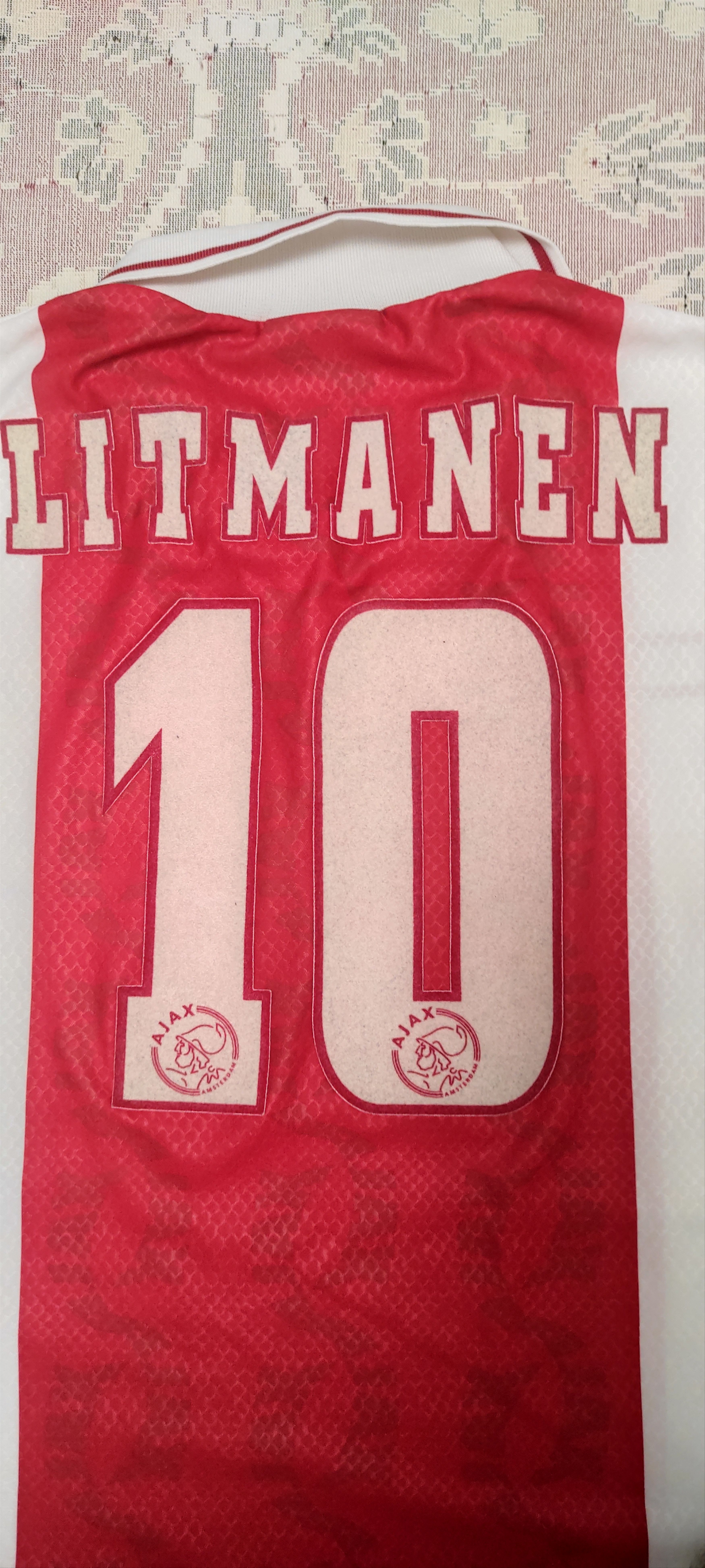 Umbro Ajax #9 Van Basten Home football shirt 1998 - 1999 Rare Size US L / EU 52-54 / 3 - 5 Thumbnail