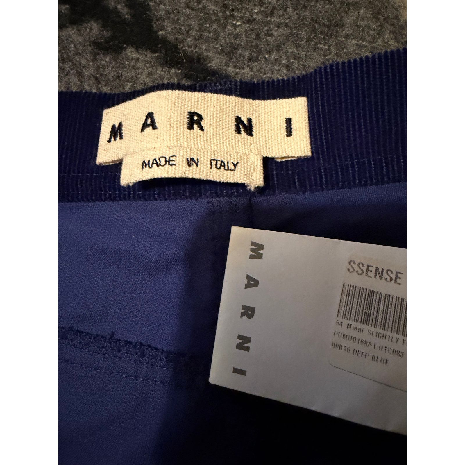 Marni NWT Marni Navy Corduroy Trousers size 54IT/38 US $750 Size US 38 / EU 54 - 8 Thumbnail