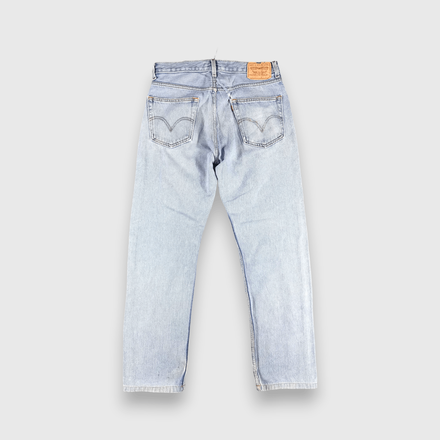 Levi's Vintage Blue Wash Levis 505 Jeans-J1466 Size US 33 - 2 Thumbnail