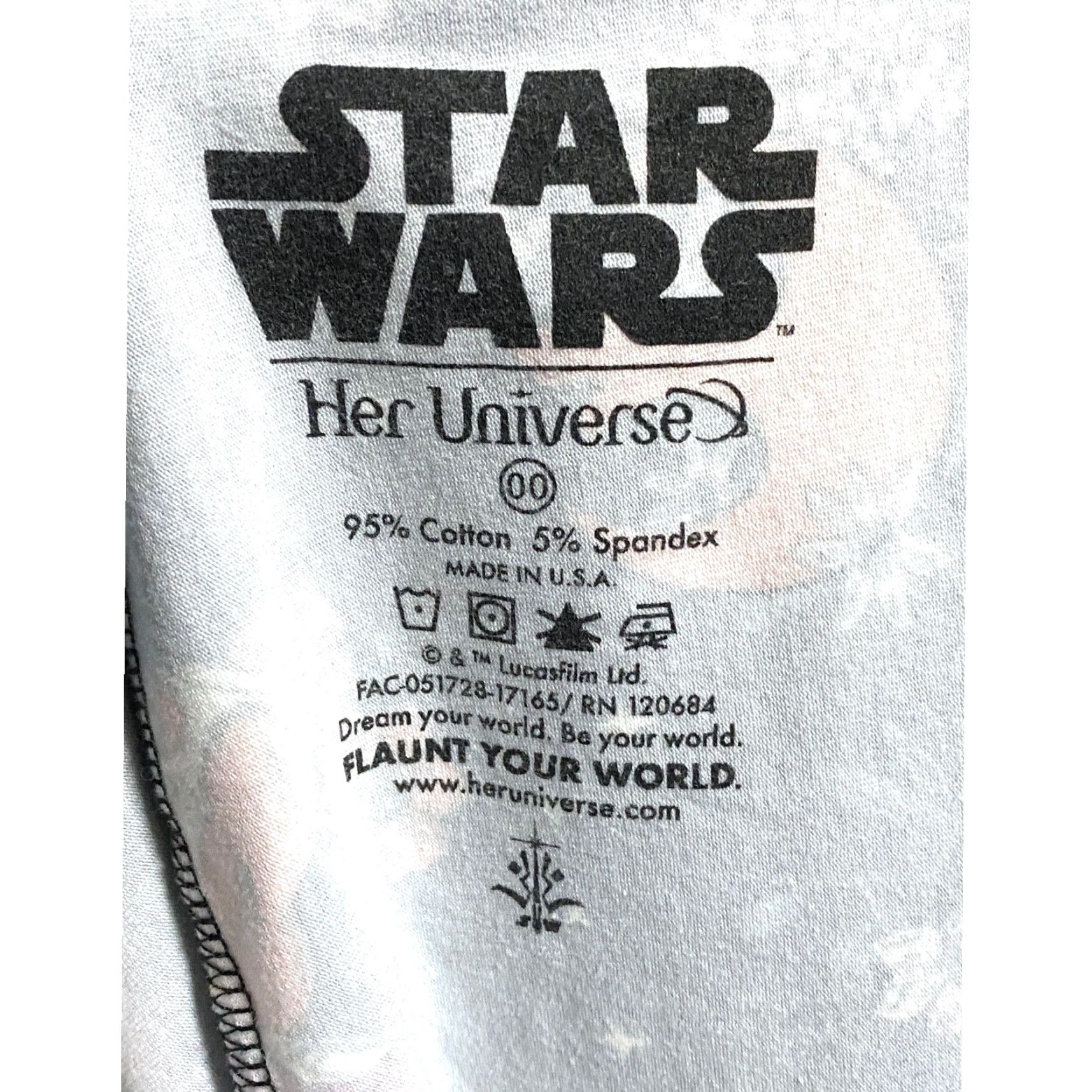 Vintage VINTAGE Her Universe Star Wars Tattoo Leggings 00 Stretch USA Space Floral Athleisure Leggings Womens Size 24" / US 00 / IT 34 - 5 Thumbnail