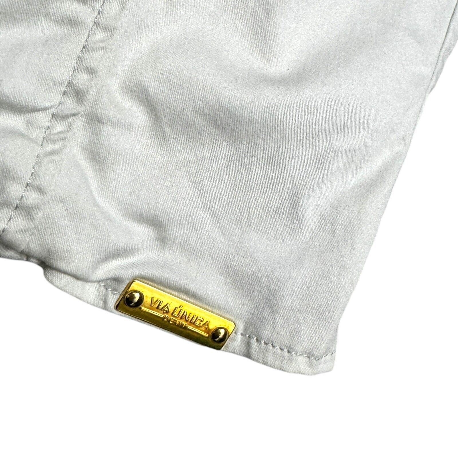 Designer VIA UNICA Cotton Khaki Cargo Long Spring Casual Jacket Small Size S / US 4 / IT 40 - 5 Thumbnail