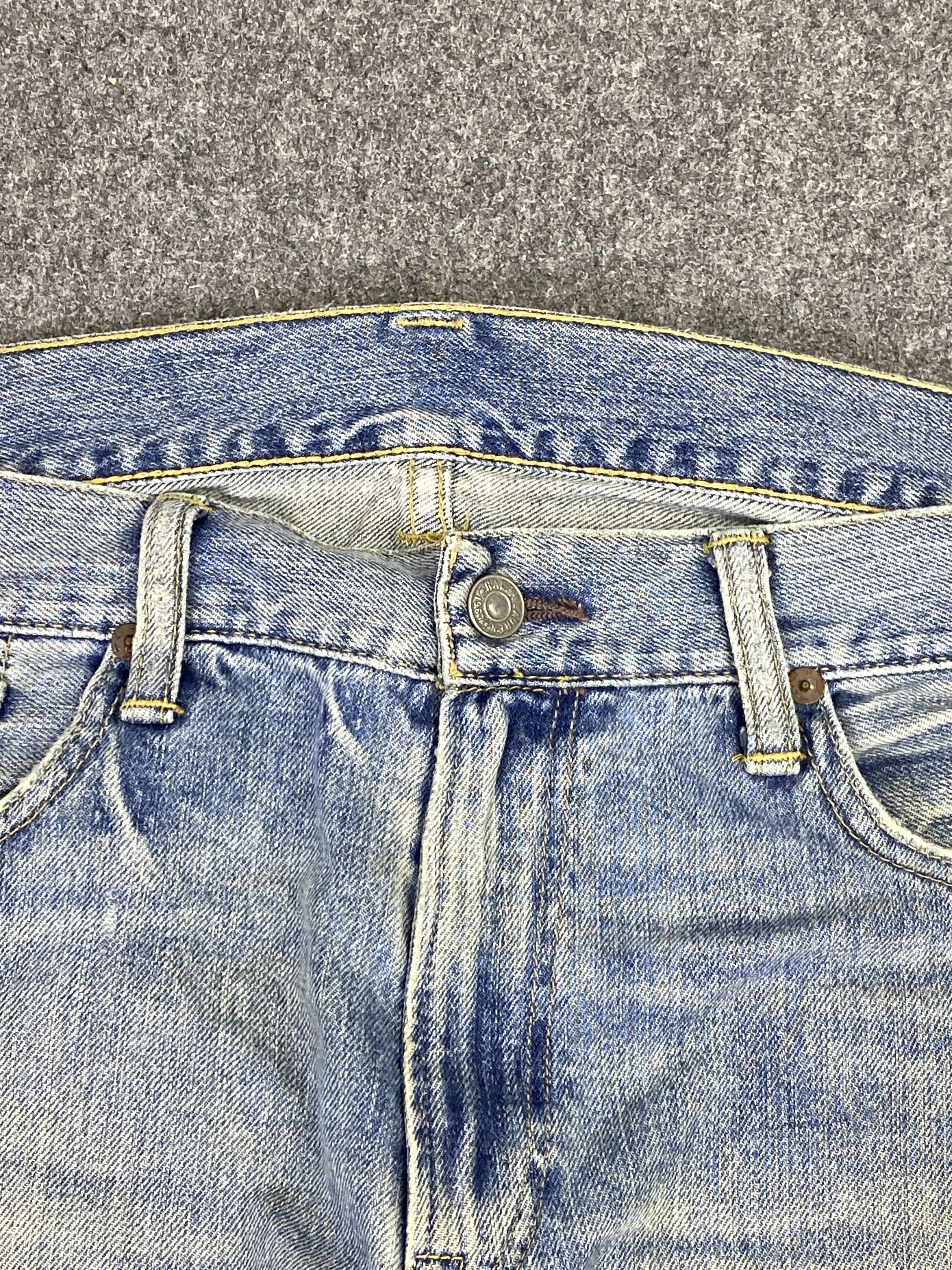Polo Ralph Lauren Vintage Polo Ralph Lauren Selvedge Faded Blue Jeans DP2855 Size US 37 - 9 Thumbnail
