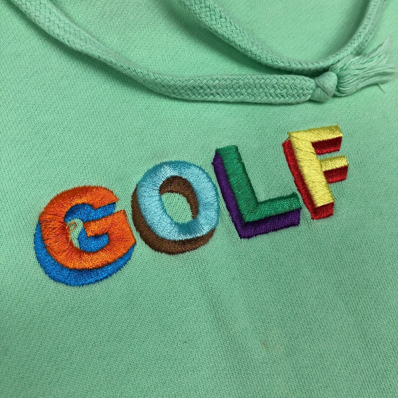 Golf Wang Golf Wang Light Green 3D Block Logo Hoodie Sweater Medium Size US M / EU 48-50 / 2 - 3 Thumbnail