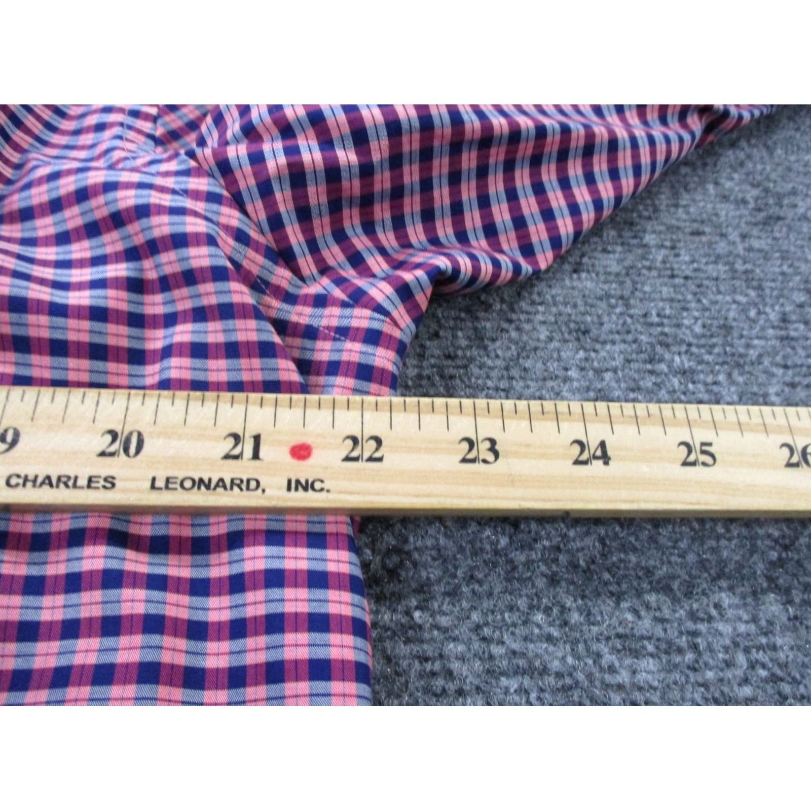 Eton Eton Shirt Men 2XL Plaid Button-Up Long Sleeve Collared Knit Cotton Multicolor Classic Casual Size 48R - 5 Thumbnail