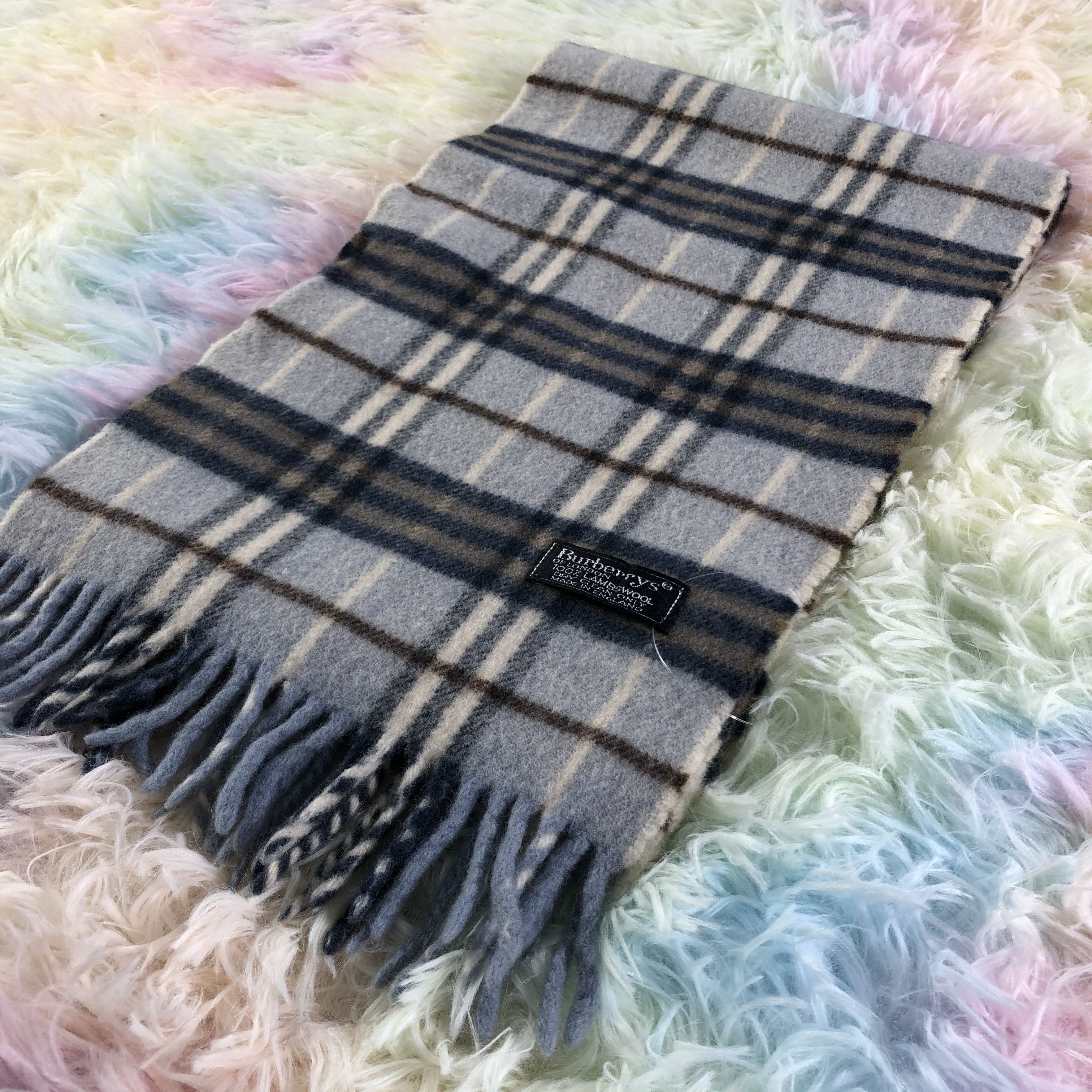 Burberry × Vintage Burberry Scarf / Muffler / Neckwear - KM69 Size ONE SIZE - 3 Thumbnail