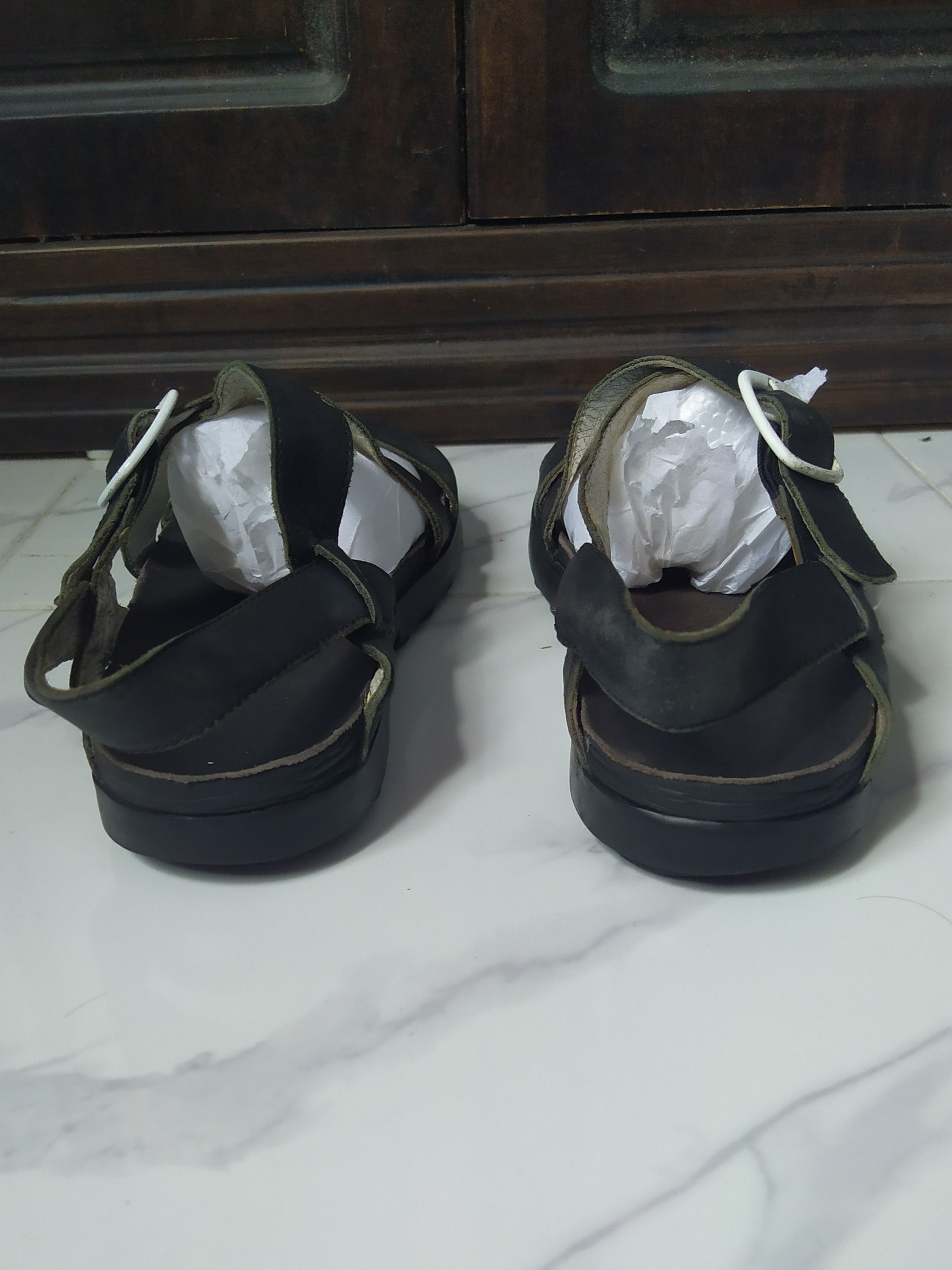 Camper CAMPER Pelotas Black Leather Sandals Size US 9.5 / EU 42-43 - 5 Thumbnail
