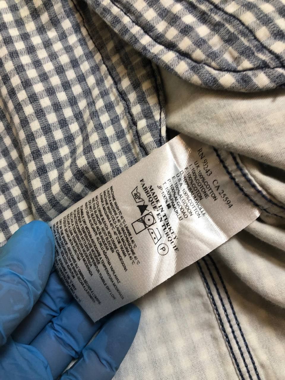 Diesel Diesel Flannel Long Sleeve Button Shirt Checked Pattern Size US XL / EU 56 / 4 - 5 Thumbnail