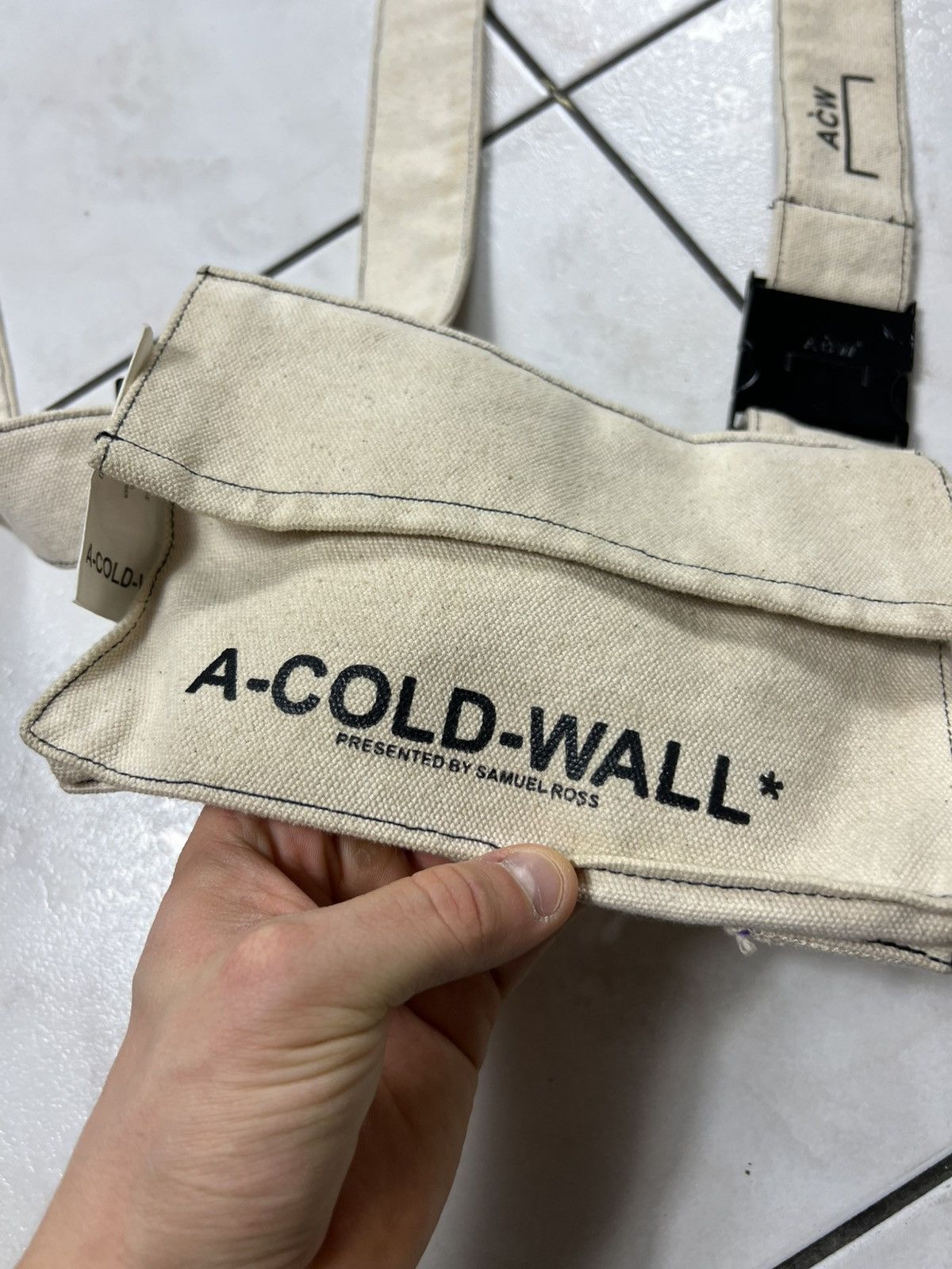 A-COLD-WALL* A-Cold-Wall* utility crossbody shoulder bag army Samuel Ross Size ONE SIZE - 5 Thumbnail