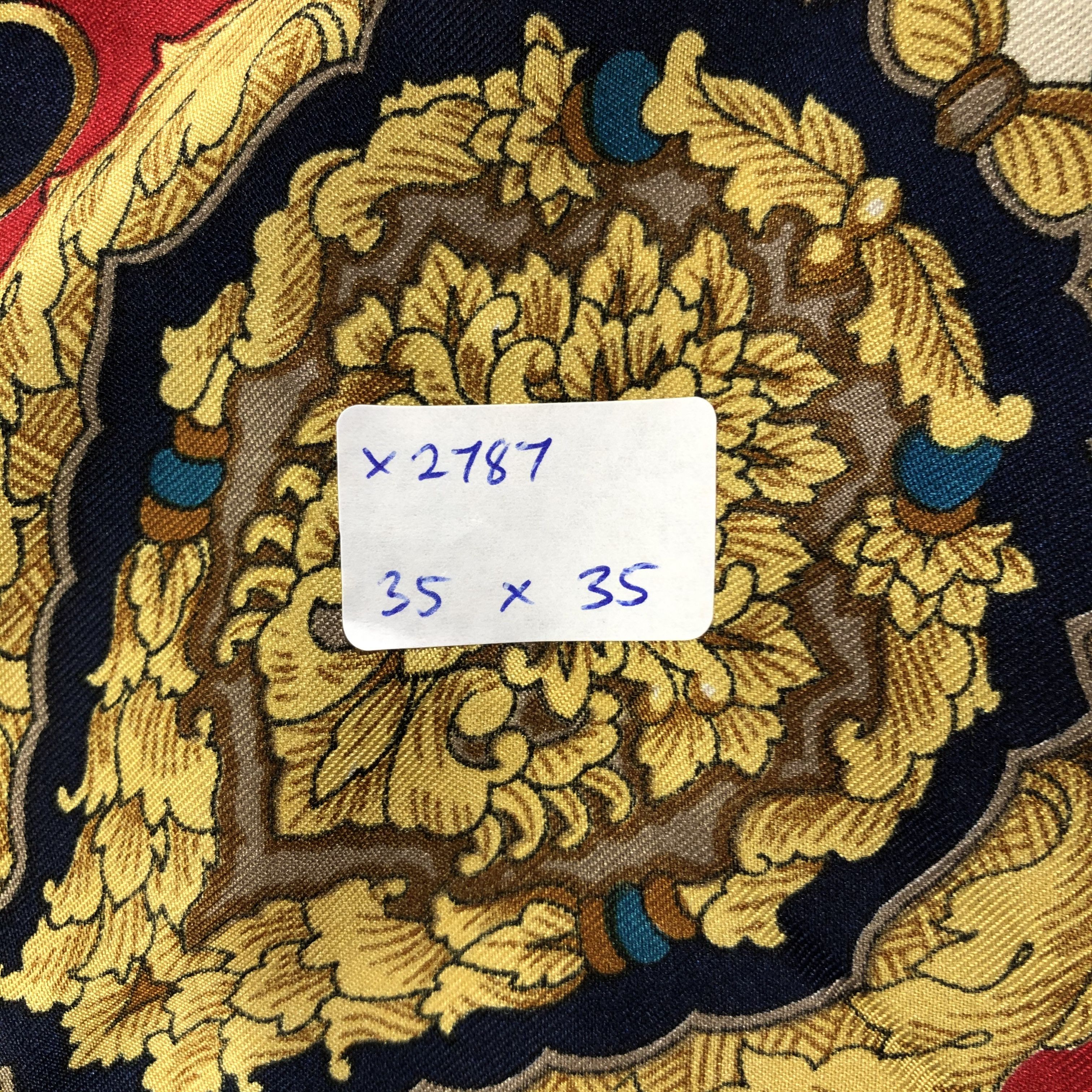Vintage Vintage Silk Scarf Size ONE SIZE - 12 Thumbnail