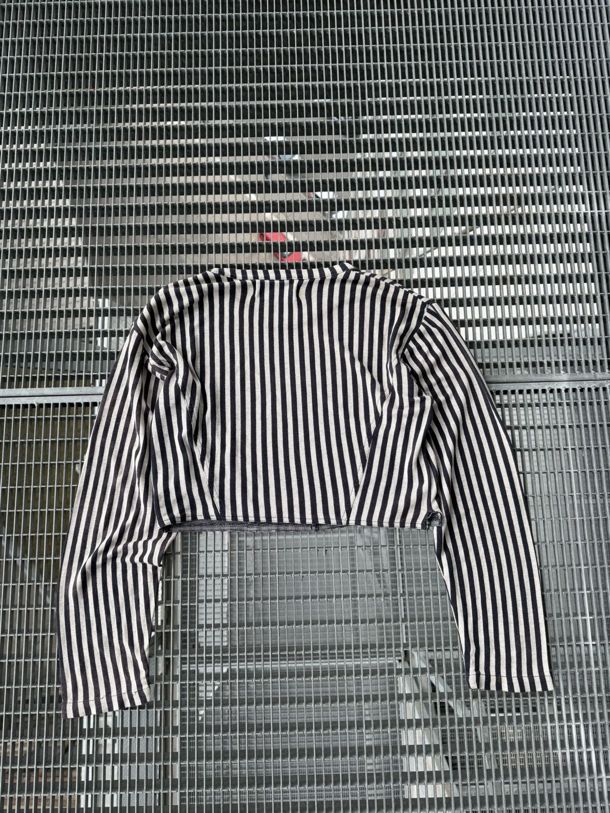 Tricot Comme des Garcons Rare Archive Vintage Comme Des Garsons Trikot Stripe Top Size M / US 6-8 / IT 42-44 - 13 Thumbnail