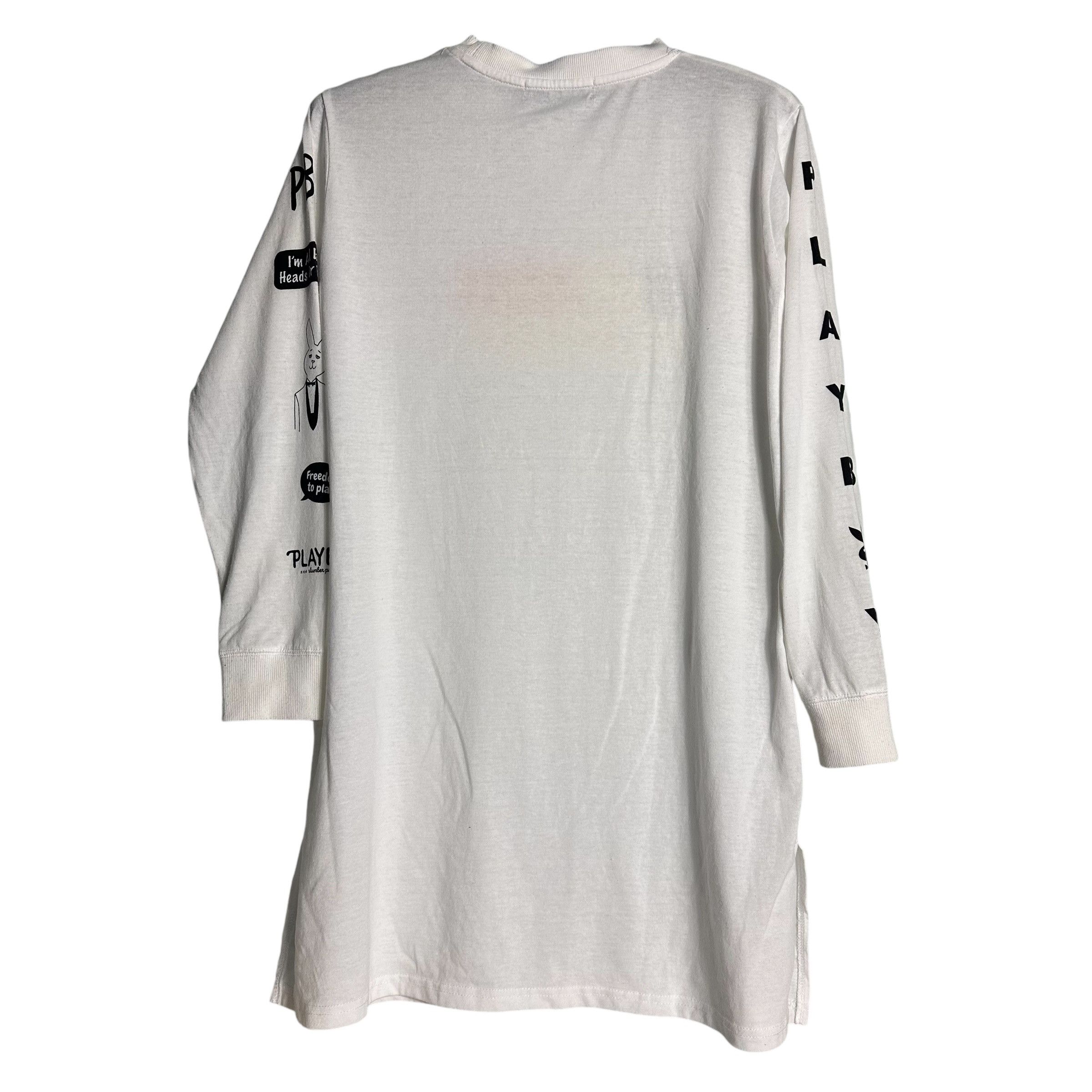 Playboy 🔥RARE🔥Vintage Playboy Spell Out Long T-shirt Size M / US 6-8 / IT 42-44 - 4 Thumbnail