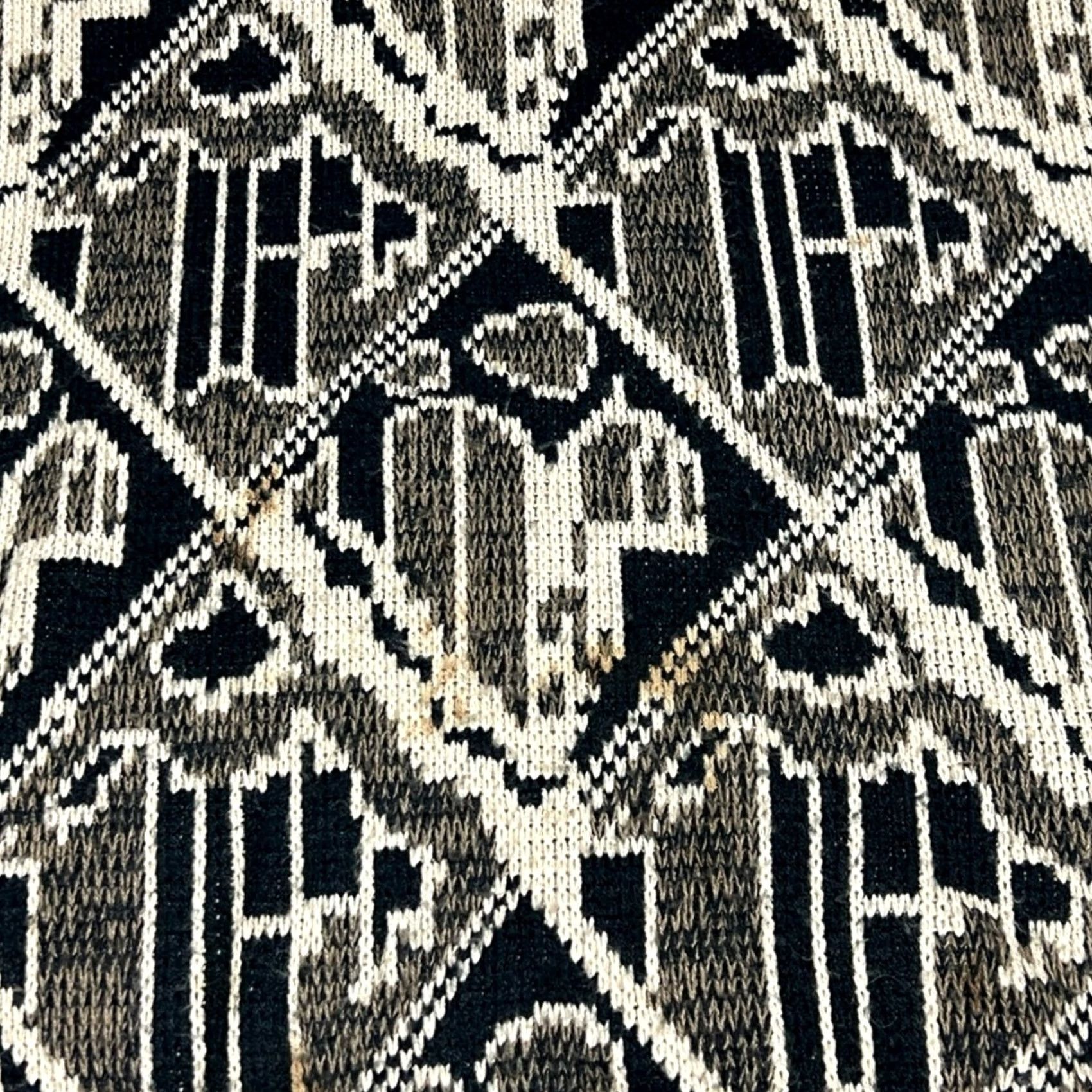 Sears VINTAGE The Mens Store Sears Sweater Pullover Medium Black Geometric Coogi Print Mens Shirt Size US M / EU 48-50 / 2 - 3 Thumbnail