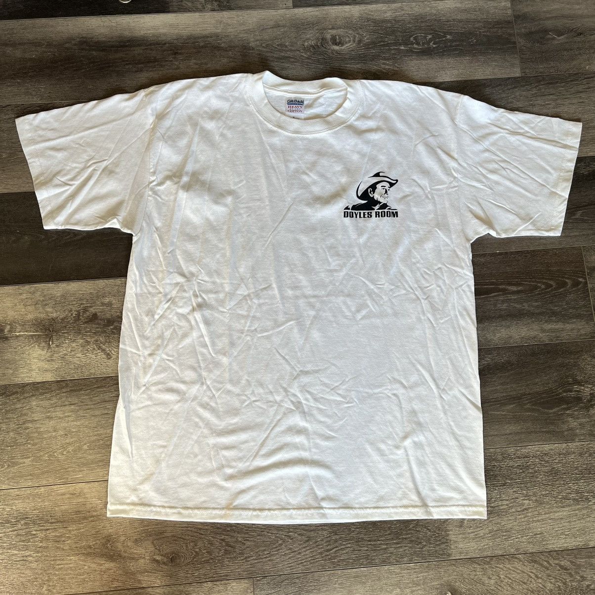 Vintage Vintage Doyle Brunson Poker Website Signature Logo Tee Shirt Size US XL / EU 56 / 4 - 2 Thumbnail
