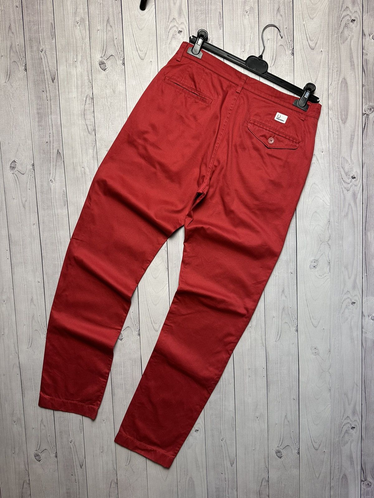 Vintage Fred Perry pants size 30 red rare logo