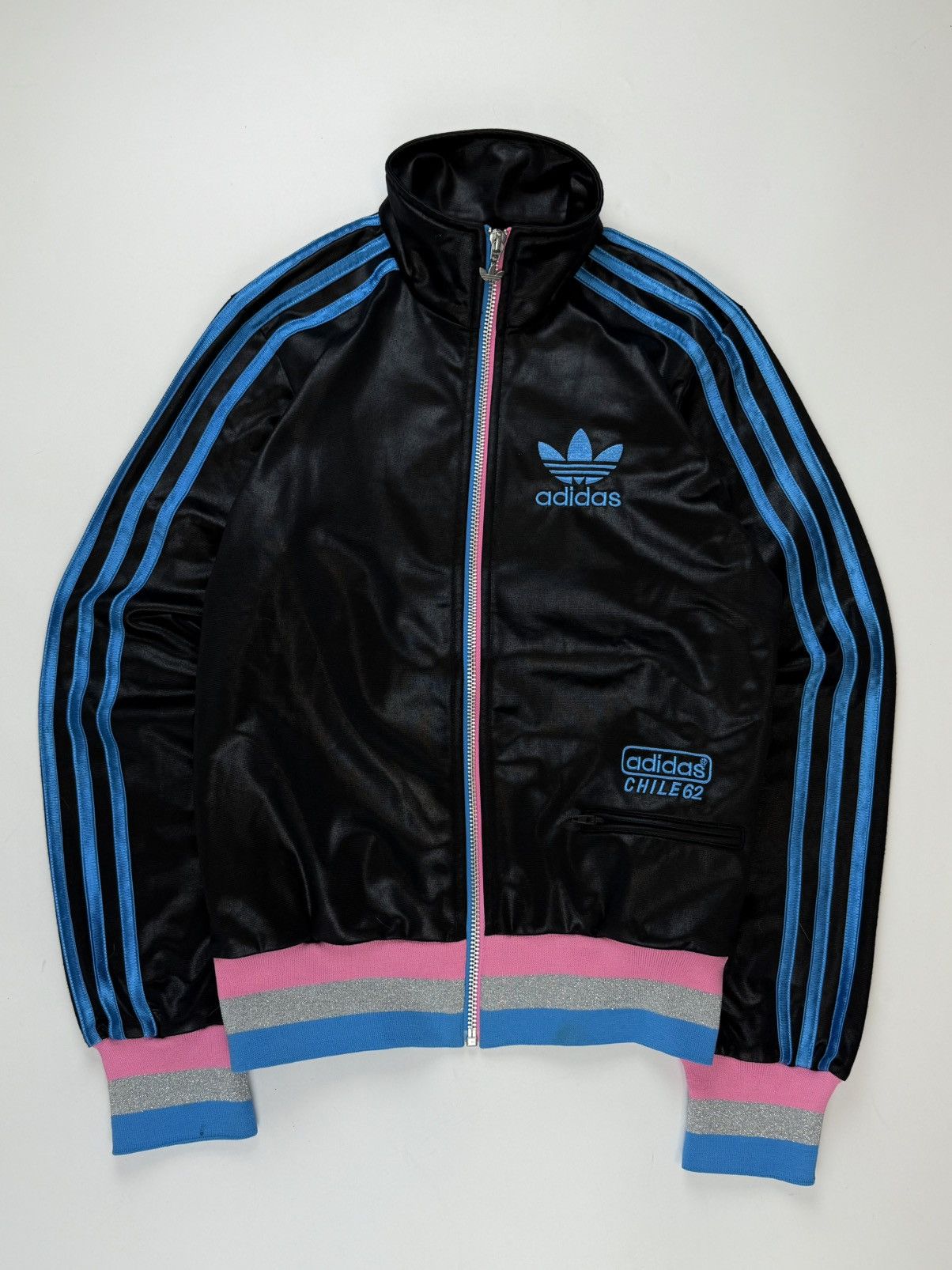 Adidas Adidas Chile 62 vintage y2k three stripes zipped sweatshirt Size S / US 4 / IT 40 - 2 Thumbnail
