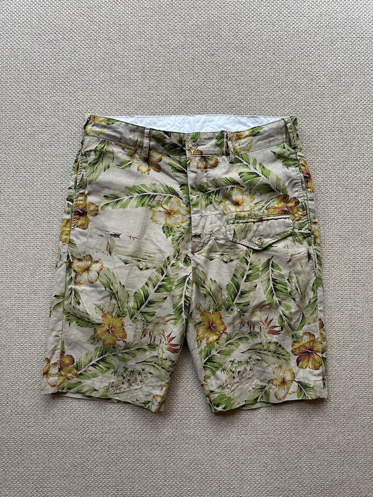Engineered Garments Gurkha Shorts SS15 Safari Floral Size US 32 / EU 48 - 1 Thumbnail