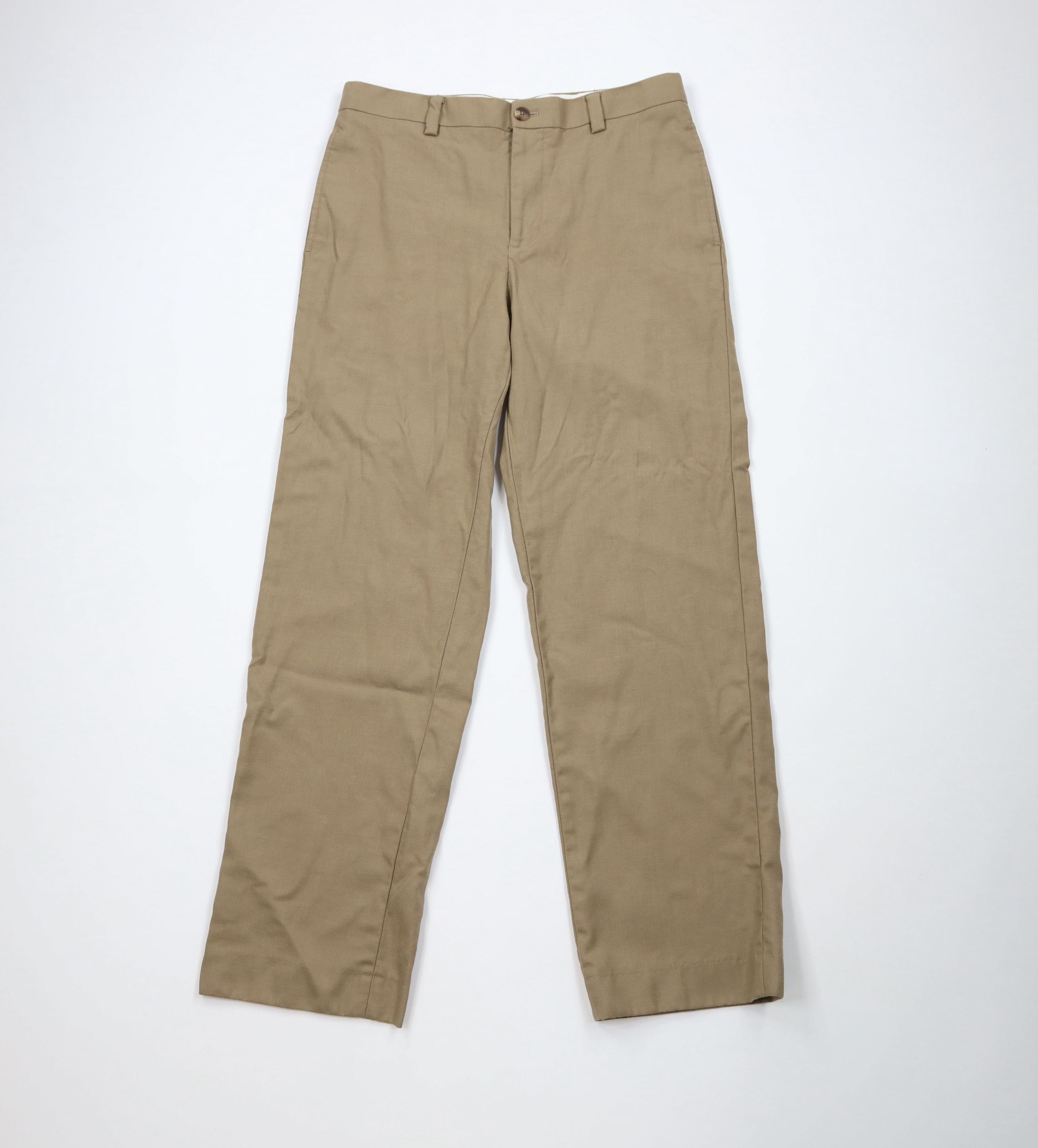 L.L. Bean Vintage LL Bean Wide Leg Chino Pants Trousers Beige Brown Size US 32 / EU 48 - 1 Thumbnail