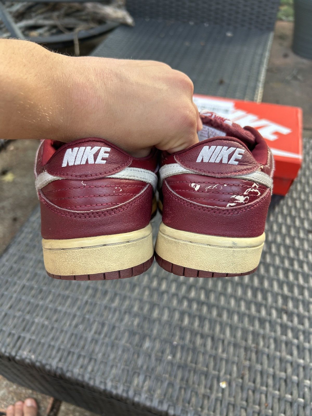 Nike Vintage Nike Dunk Pro B 'Team Red' 2001 Size US 7.5 / EU 40-41 - 4 Thumbnail