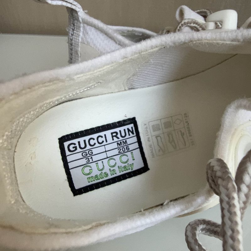 Gucci Kids RUN Low-Top Sneakers for Active Play -
