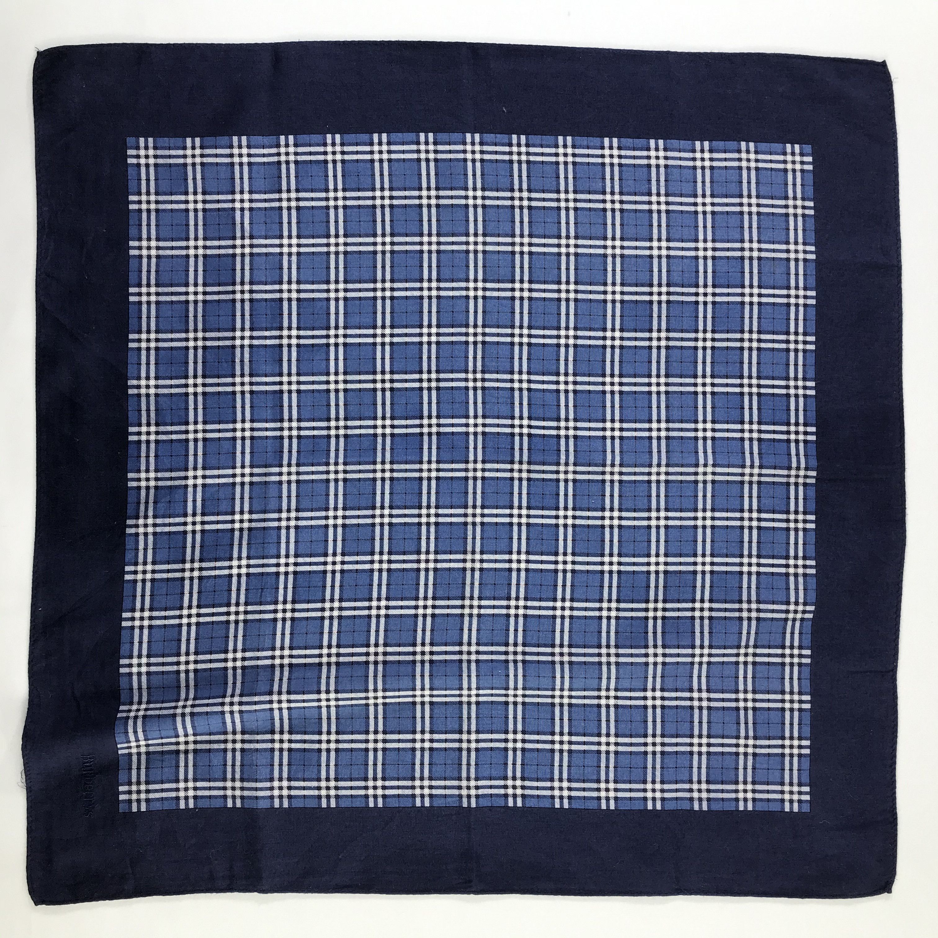 Burberry × Vintage Burberry Bandana / Handkerchief / Neckerchief - S1137 Size ONE SIZE - 1 Thumbnail