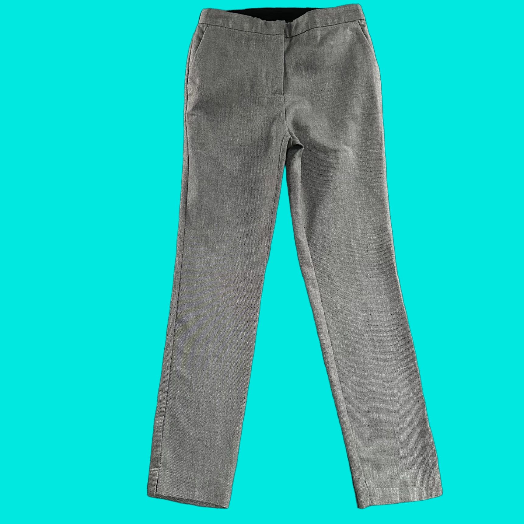 Zara Zara Gray Ankle Pinstripe Dress Pants | Grailed