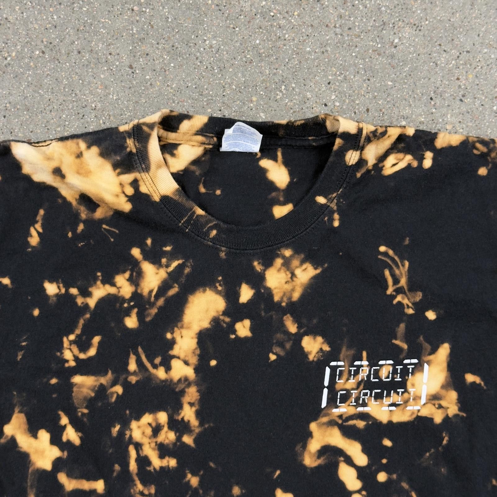 Designer Rare Circuit Curcuit Tie-Dye Band T-Shirt Trippy Adult L Size US L / EU 52-54 / 3 - 2 Thumbnail