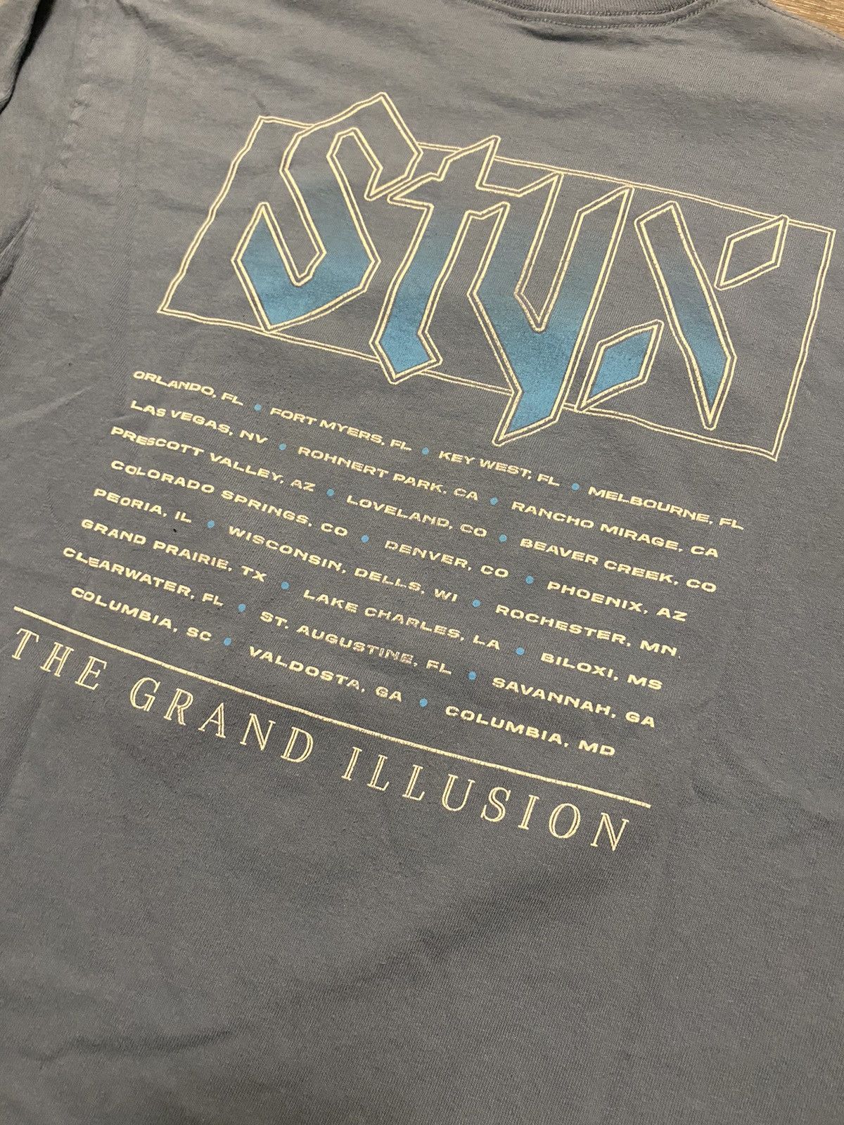 Vintage Vintage 1997’ Styx Tour Shirt Size US L / EU 52-54 / 3 - 5 Thumbnail