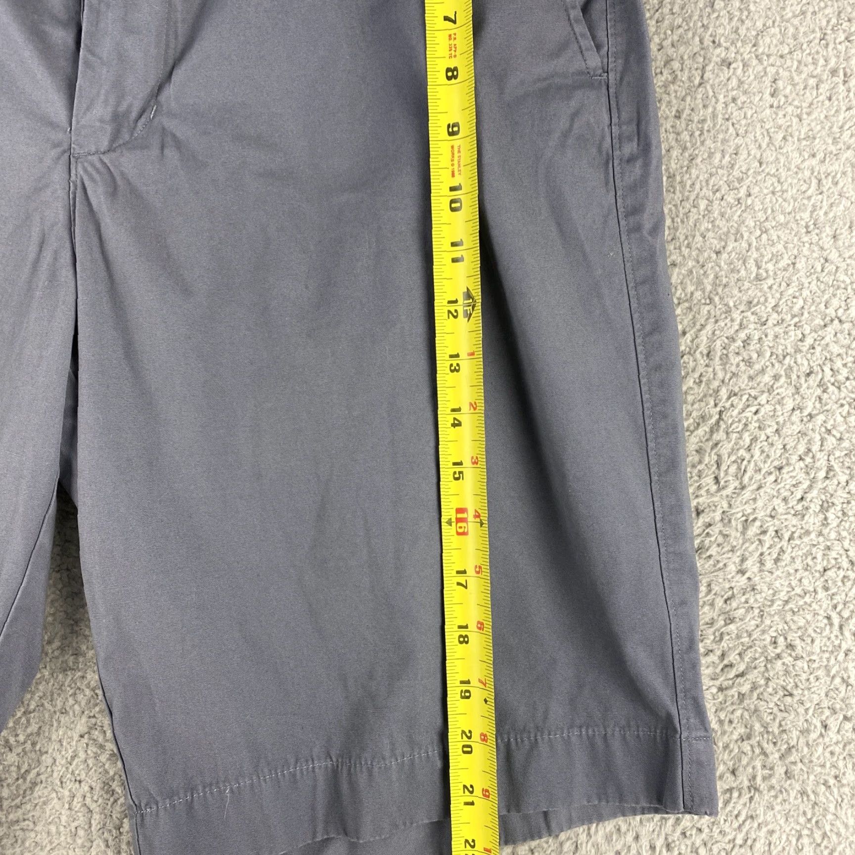 J.Crew VINTAGE J.CREW Shorts Men 36 Gray Chino Cotton Casual Men's Apparel Size US 36 / EU 52 - 6 Thumbnail