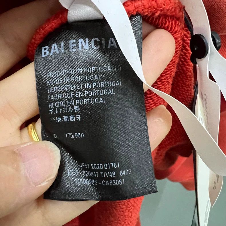 Balenciaga Balenciaga Band Hoodie Size US XL / EU 56 / 4 - 2 Thumbnail