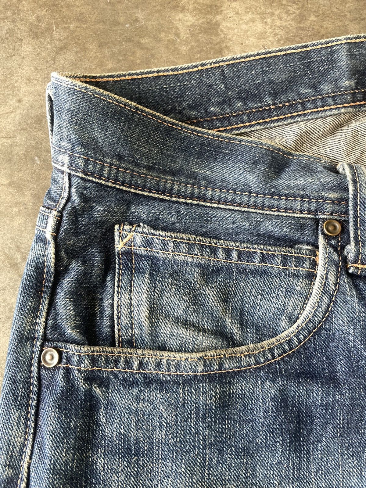 Levi's Vintage Clothing Vintage Head Light Railways Brand Selvedge Denim Size US 30 / EU 46 - 8 Thumbnail