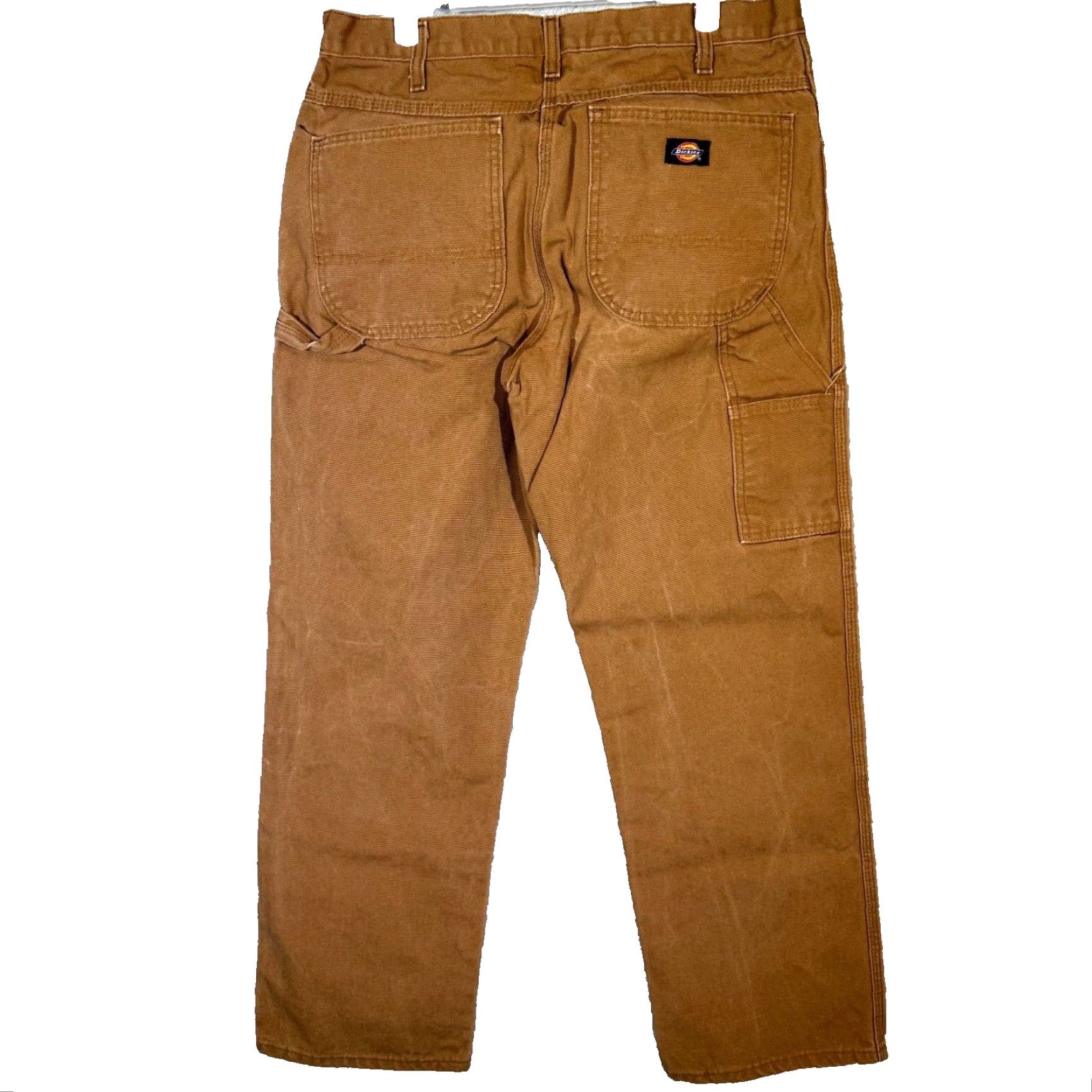 Dickies Dickies Carpenter Jeans 34 x 30 Brown Denim Mid-Rise Straight Leg Mens Jeans Size US 34 / EU 50 - 2 Thumbnail