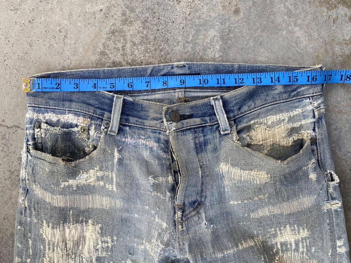 Spellbound Vintage Spellbound Boro Distressed Denim Size US 33 - 18 Thumbnail