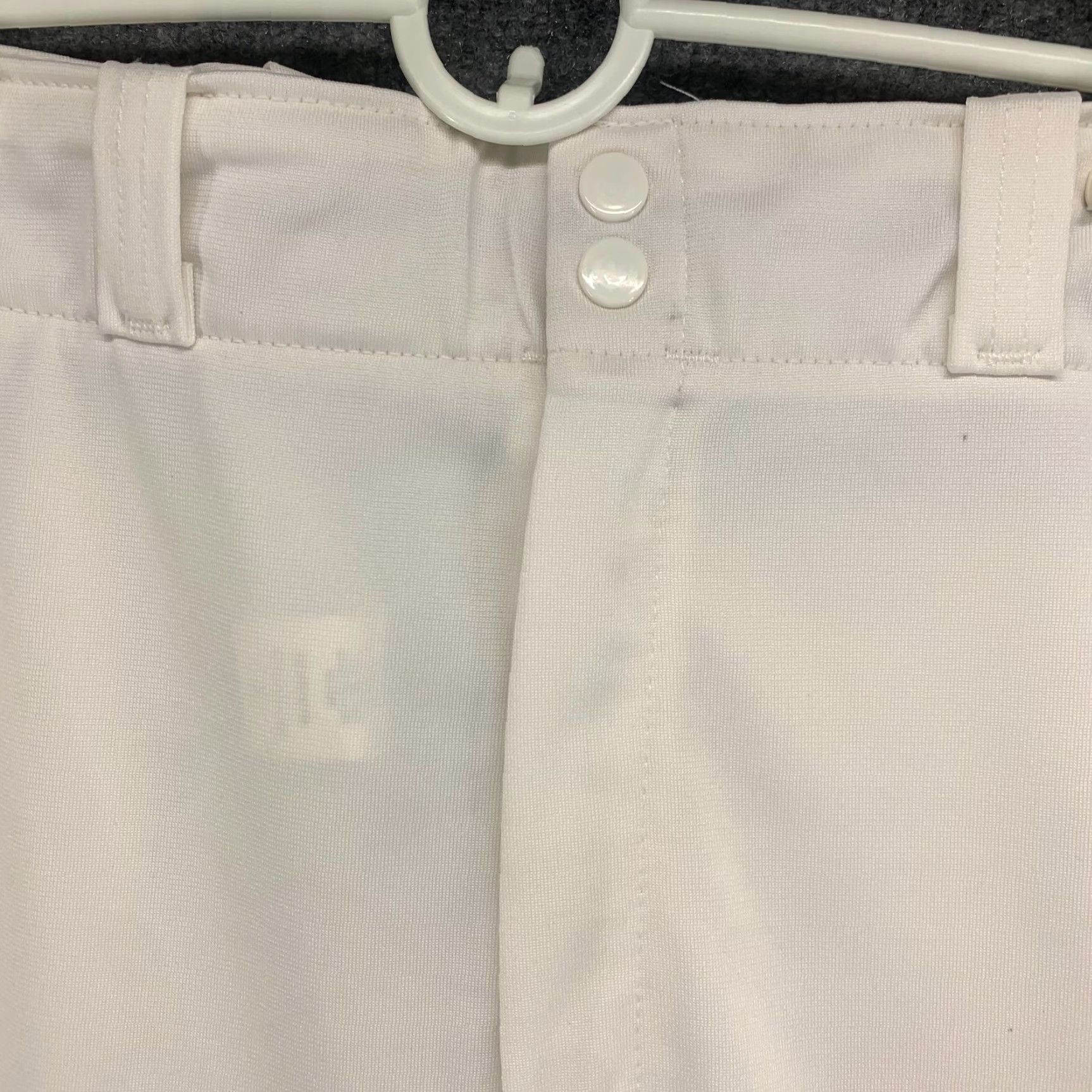 Wilson Wilson Pants Mens XL White Baseball Active Athletic Elastic Snap Button 36x32 Size US 36 / EU 52 - 4 Thumbnail