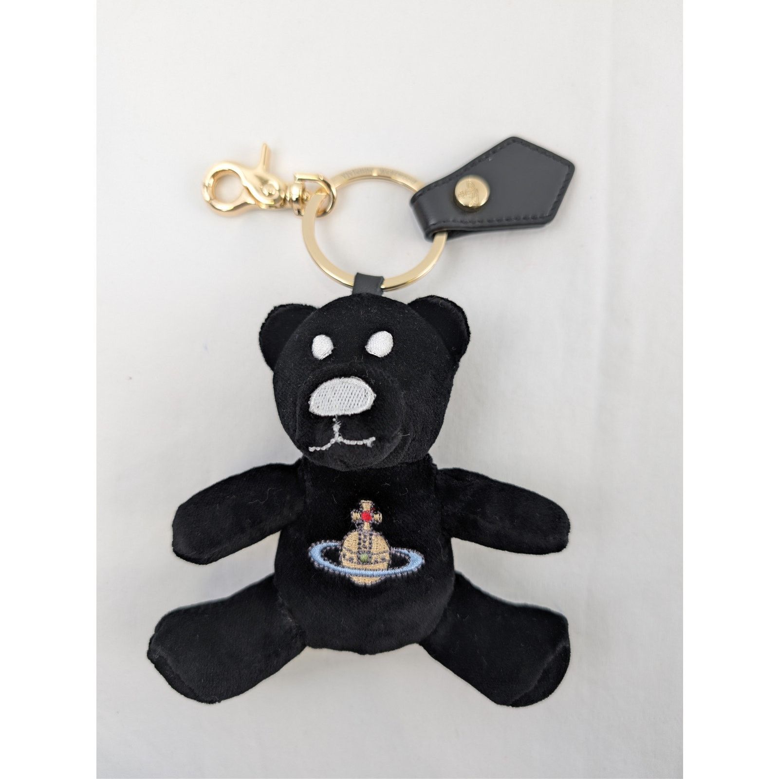Vivienne Westwood o1rshd1 Size: OS / Teddy Bear Keyring / Bag Charm in Black Size ONE SIZE - 1 Thumbnail