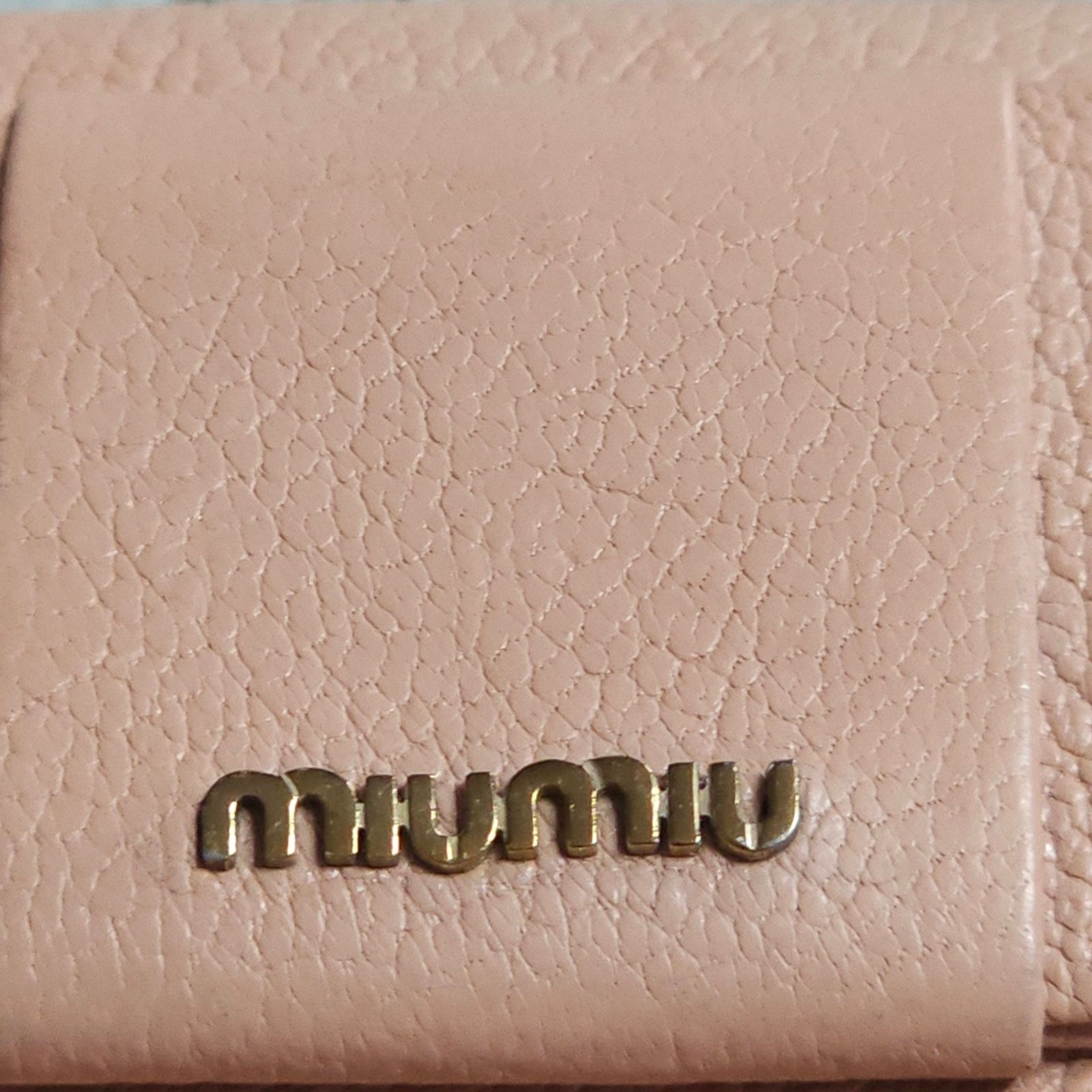 Miu Miu **Authentic**Miu Miu Trifold Wallet Madras Fiocco Orchidea Size ONE SIZE - 9 Thumbnail