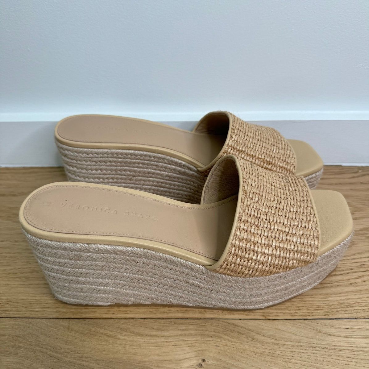 Veronica Beard NEW Veronica Beard Gable Slip On Espadrille Wedge Sandals Size US 9.5 / IT 39.5 - 2 Thumbnail