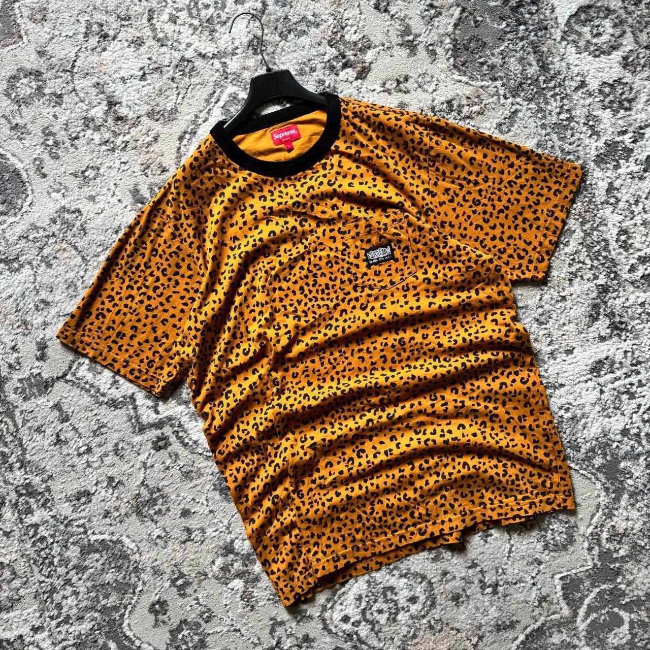 Supreme SUPREME Leopard Fuck Em All Pocket Tee Size US L / EU 52-54 / 3 - 2 Thumbnail